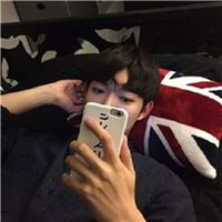 男生斯文真人头像只露部位1