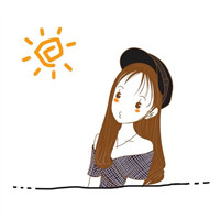国画简笔画头像女搞怪5