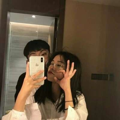漂亮闺蜜长发头像可爱唯美1