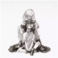 非主流伤感头像女生透明7