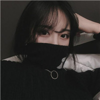 笑容美女侧面头像5