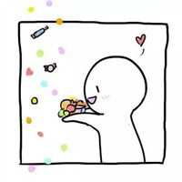 黑白三人漫画风的闺密头像4