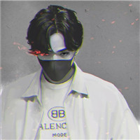 超酷男生黑白头像动漫4