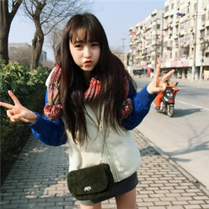 蝴蝶结微信头像卡通美女11