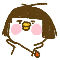 美女短发戴眼镜卡通图片头像5