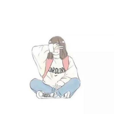 黑白动漫头像画画1