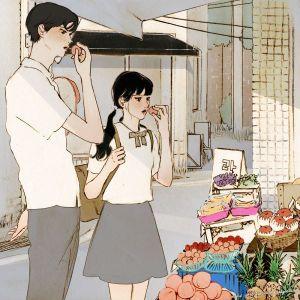 五人同一系列头像卡通11