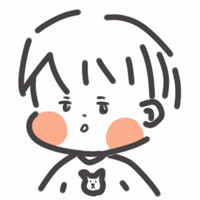 卡通女头像绿森系清新12