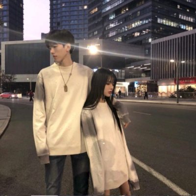 头像高冷情侣唯美一对9
