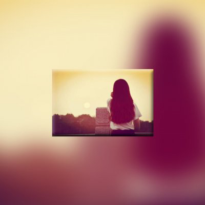 女孩很伤感头像黑色7