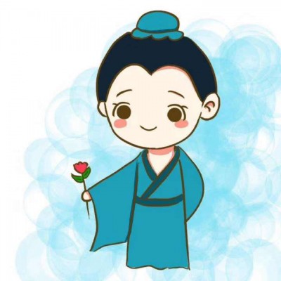 笑容美女侧面头像9