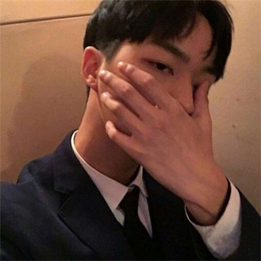 黑色系口罩男头像8