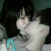 直发侧脸美女头像14