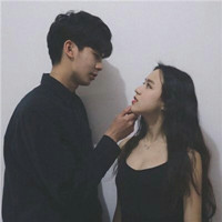 超拽带字情侣头像1