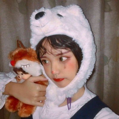 红色仙女背影头像7