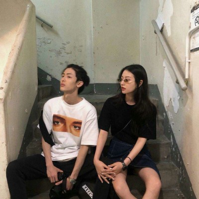 玻尿酸鸭男女闺蜜头像7