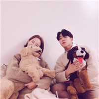 女生背影头像黑色衣服海边4