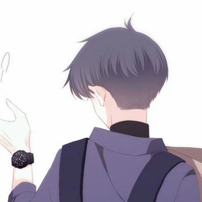 拿把伞的黑色头像2