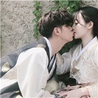 扣扣头像情侣吹泡泡6