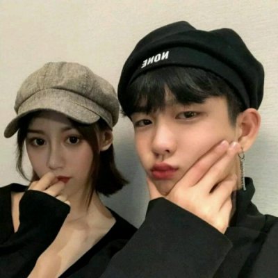 可爱头像女黑色7