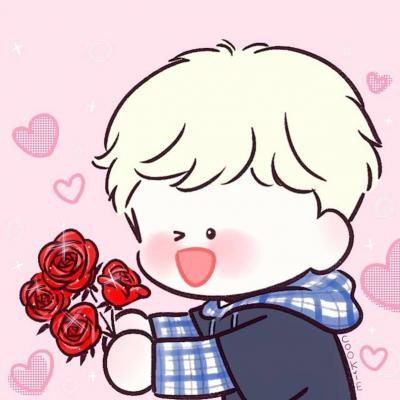 欧美复古插画男头像1