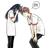 手绘头像情侣漫画7