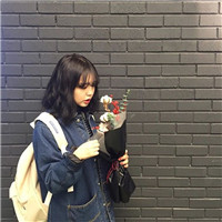 黑色高马尾女孩二次元头像7