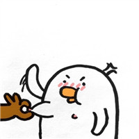 海贼王路飞的漫画黑白头像3