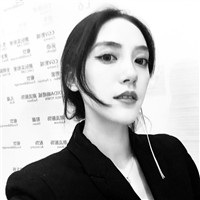 含有佳句的卡通头像女2