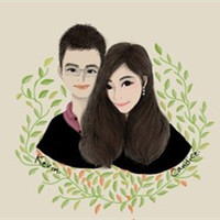 男生黑色扇子头像9